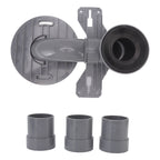 Toilet Shifter Thickened PP Corrosion Resistance Rubber Sealing Ring Siphon Toilet Sewage Pipe Shifter
