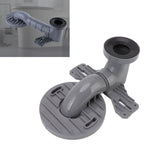 Toilet Shifter Thickened PP Corrosion Resistance Rubber Sealing Ring Siphon Toilet Sewage Pipe Shifter