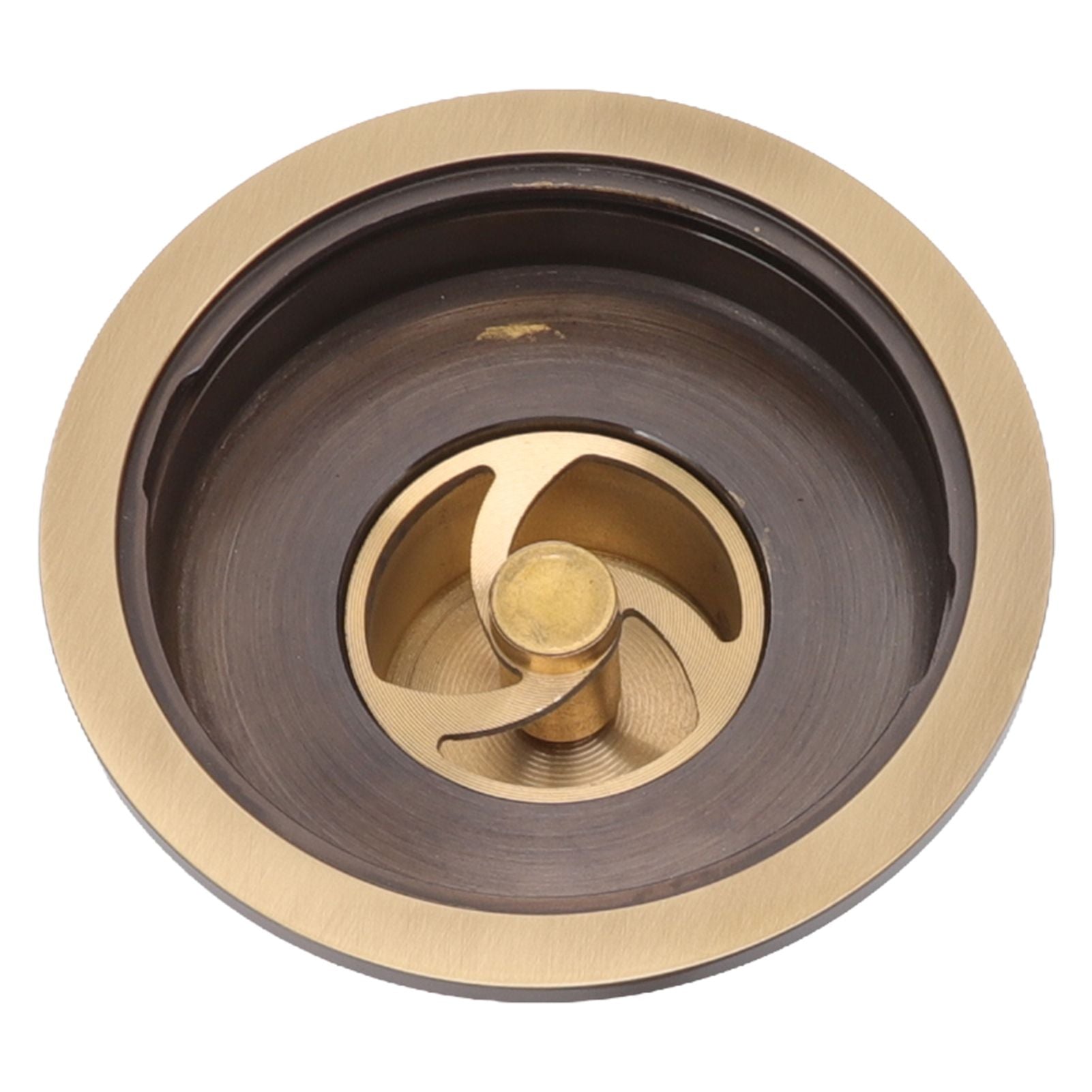 Round Shower Drain Vintage Style Robust Wearproof Sturdy Circle Floor Drain for Bathroom Garage
