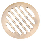 Round Shower Drain Vintage Style Robust Wearproof Sturdy Circle Floor Drain for Bathroom Garage