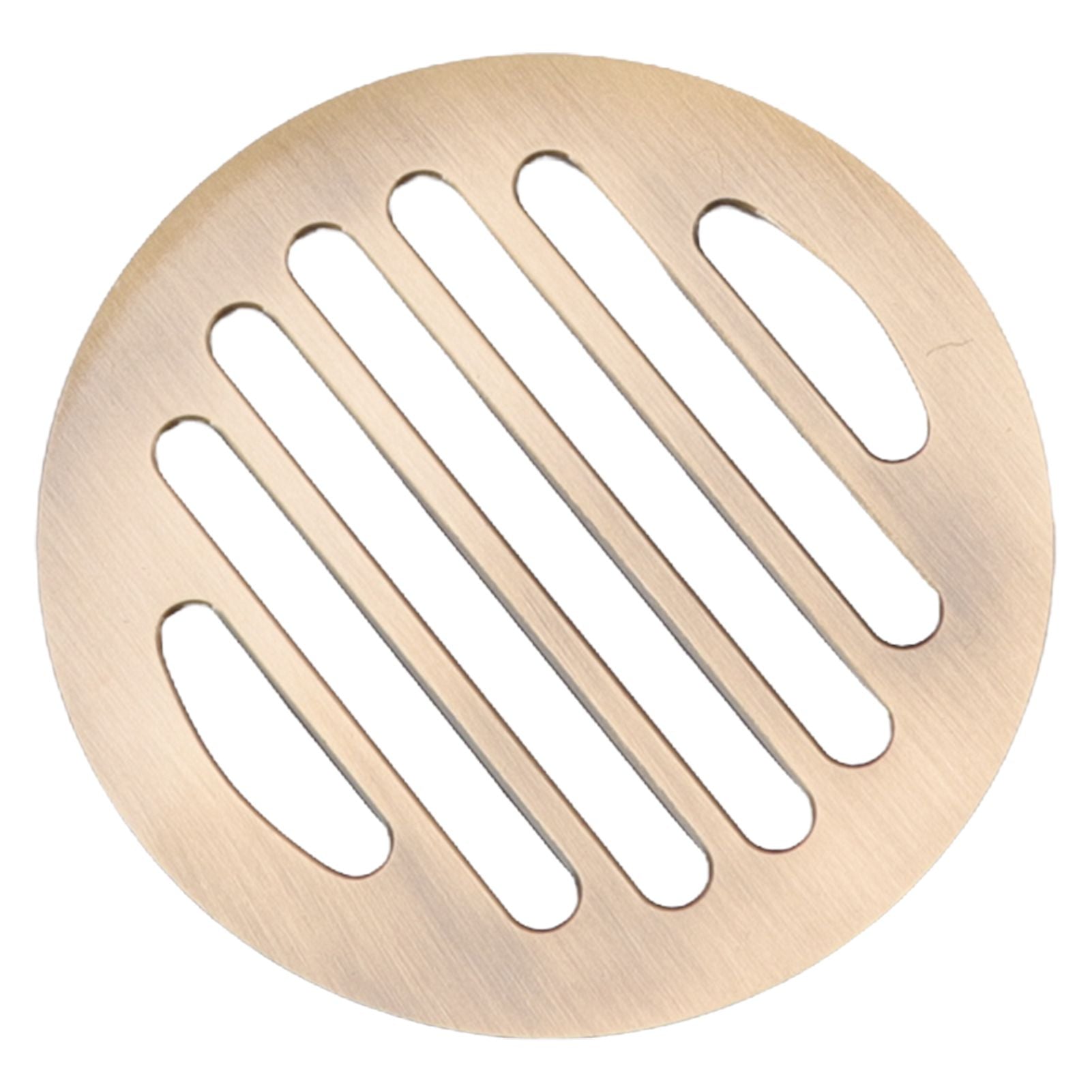 Round Shower Drain Vintage Style Robust Wearproof Sturdy Circle Floor Drain for Bathroom Garage