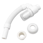 Basin Drain Pipe 90 Degree Wash Basin Sink Drainer Hose White Flexible Anti Odor Drain Pipe for Kitchen Bathroom