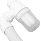 Basin Drain Pipe 90 Degree Wash Basin Sink Drainer Hose White Flexible Anti Odor Drain Pipe for Kitchen Bathroom