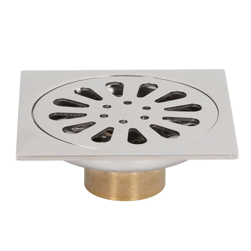 Deodorant Floor Drain Electroplating Copper Stainless Steel Insect Prevention Fast Drainage for Bathroom Washing Machine