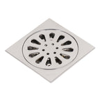 Deodorant Floor Drain Electroplating Copper Stainless Steel Insect Prevention Fast Drainage for Bathroom Washing Machine