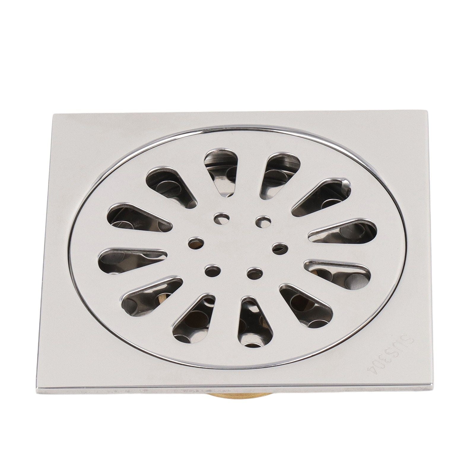 Deodorant Floor Drain Electroplating Copper Stainless Steel Insect Prevention Fast Drainage for Bathroom Washing Machine