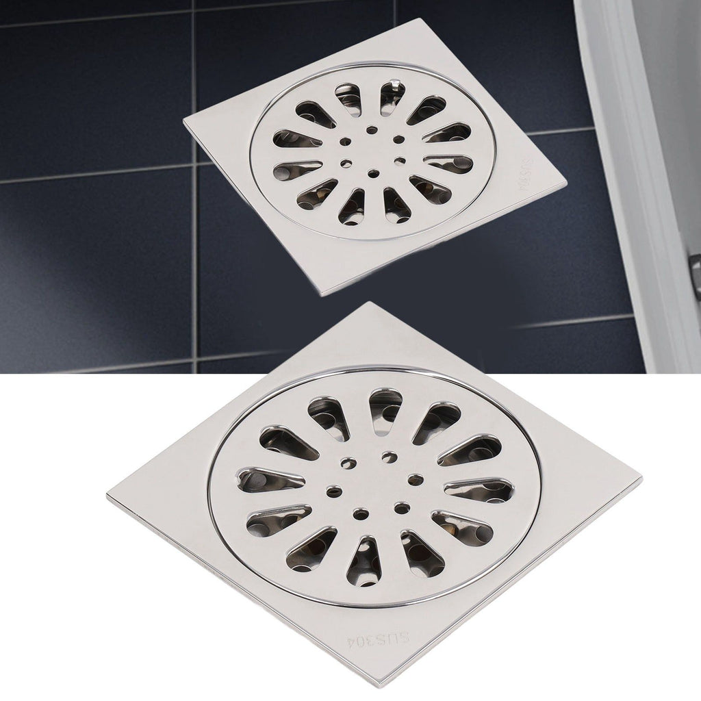 Deodorant Floor Drain Electroplating Copper Stainless Steel Insect Prevention Fast Drainage for Bathroom Washing Machine
