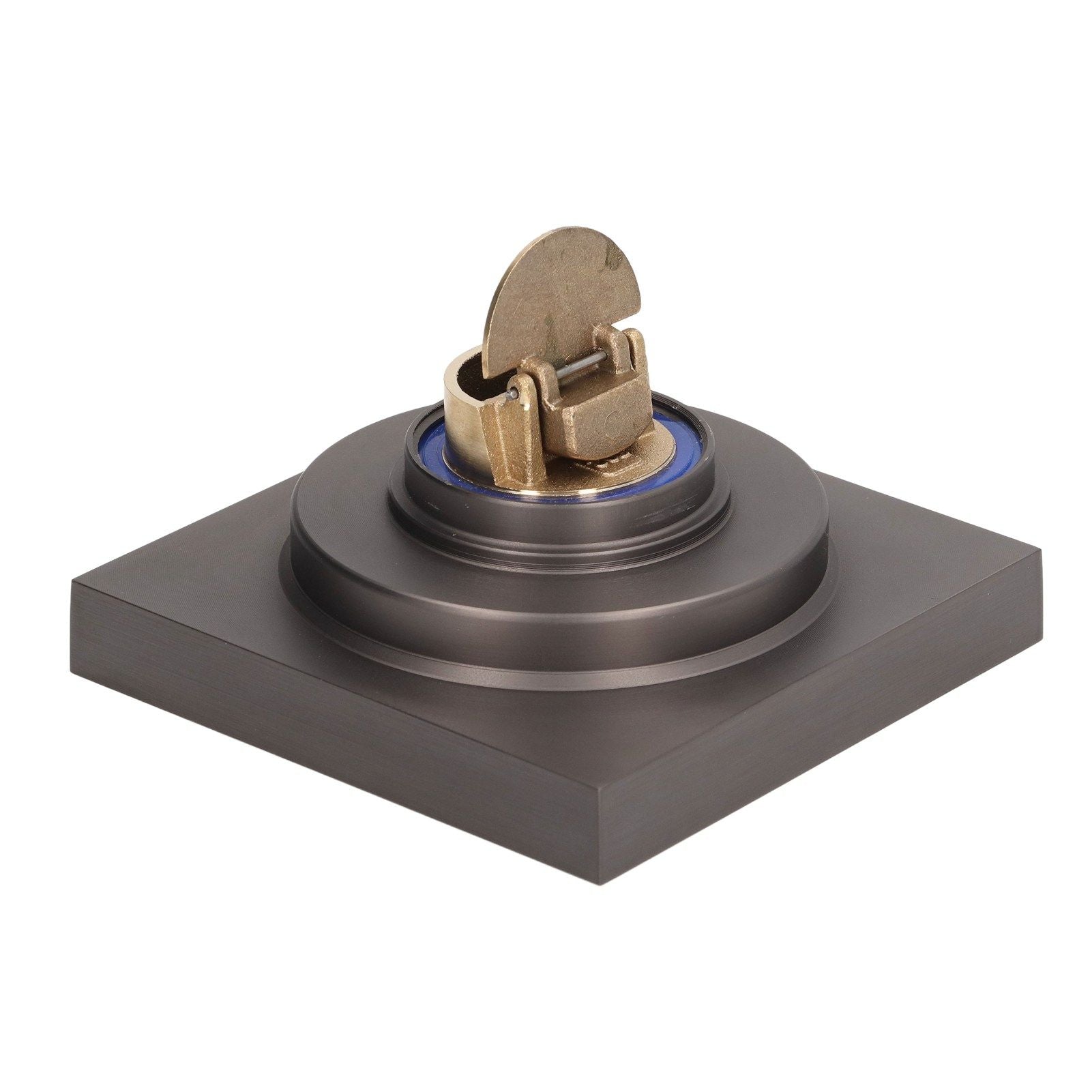 Shallow Water Floor Drain Copper Stainless Steel Odorless Insect Proof Fast Drainage for Bathroom Kitchen Gray