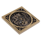 Antique Deodorant Floor Drain European Style Square Shower Floor Drain for Kitchens Bathrooms Garages Basements Balconies