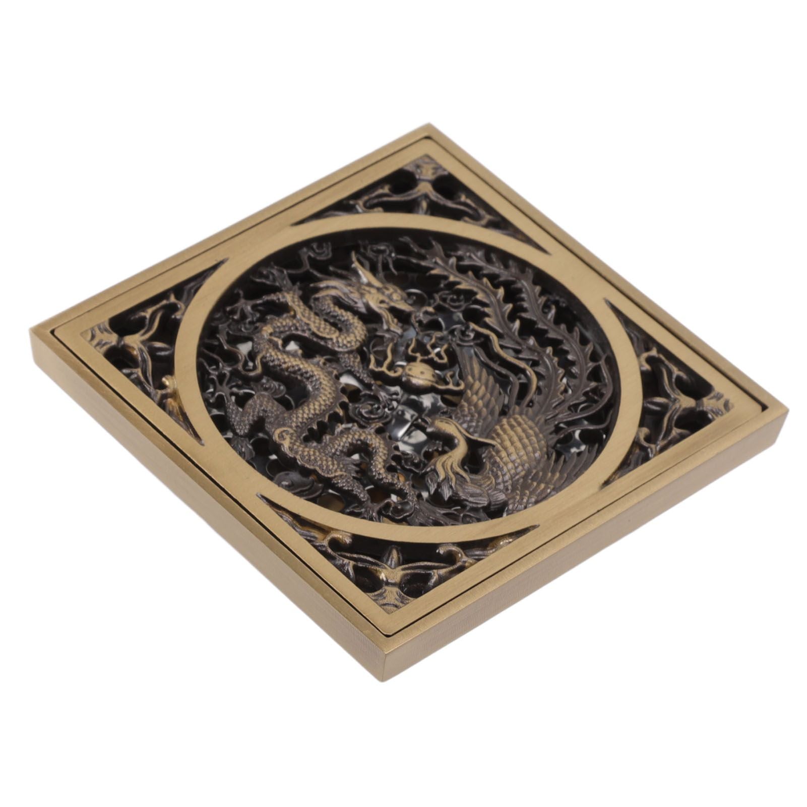 Antique Deodorant Floor Drain European Style Square Shower Floor Drain for Kitchens Bathrooms Garages Basements Balconies
