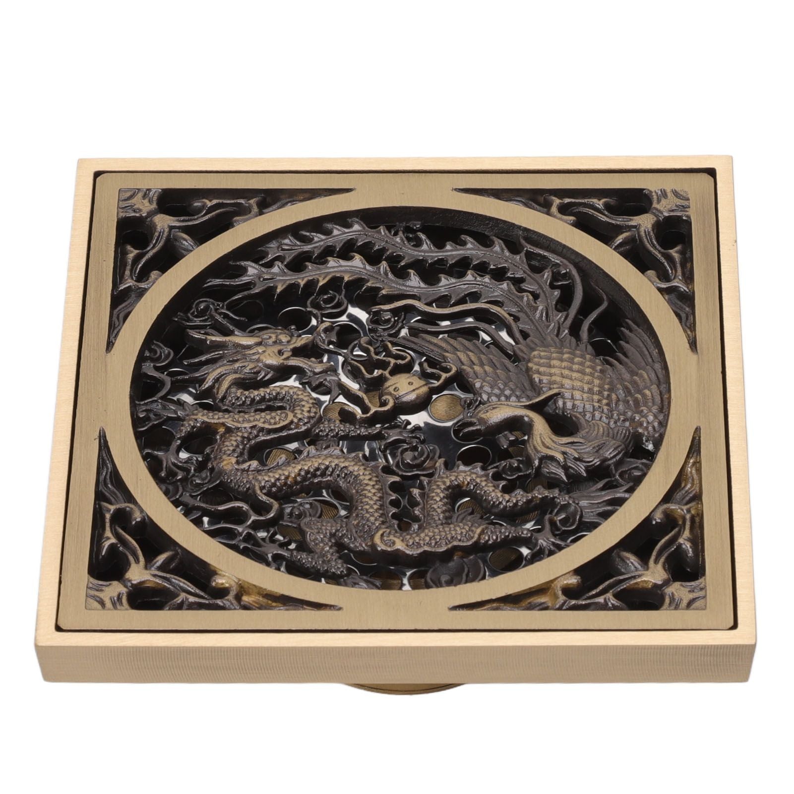 Antique Deodorant Floor Drain European Style Square Shower Floor Drain for Kitchens Bathrooms Garages Basements Balconies