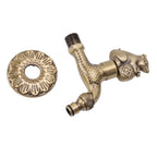 Antique Carved Faucet Bronze Copper Carp Retro Anti Rust Outdoor Garden Tap for Toilet G1/2in Squirrel