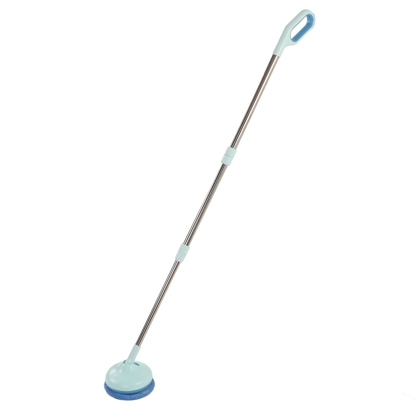 Cordless Electric Spin Scrubber 8.5W 5V 2A USB Charging Waterproof Retractable Electric Window Cleaning Brush for Car Blue