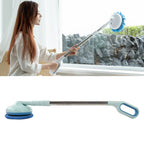 Cordless Electric Spin Scrubber 8.5W 5V 2A USB Charging Waterproof Retractable Electric Window Cleaning Brush for Car Blue