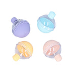 4Pcs Light Bulb Hockey Molds Safe Healthy Candy Color Add Flavor Easy to Demould Whiskey Ice Molds with Lid