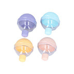 4Pcs Light Bulb Hockey Molds Safe Healthy Candy Color Add Flavor Easy to Demould Whiskey Ice Molds with Lid
