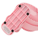 Clip On Fan ABS 720 Degree 3 Gears Noiseless USB Battery Powered Mini Fan for Desktop Office Dormitory Pink
