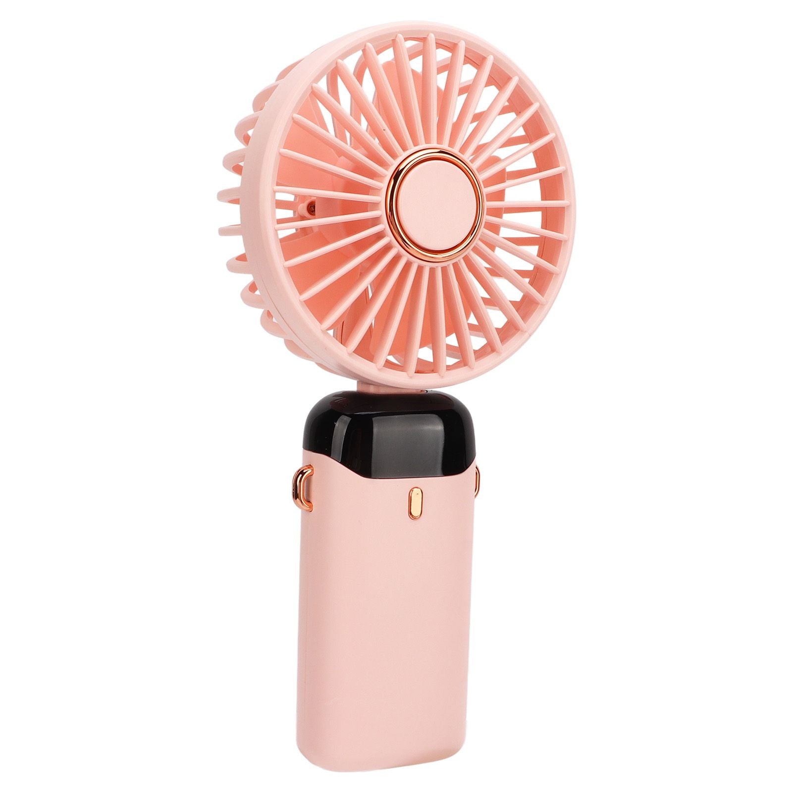 Neck Fan 5 Speed Mode Strong Airflow LED Battery Indicator Detachable Hands Free USB Handheld Fan for Office Travel Home