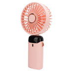 Neck Fan 5 Speed Mode Strong Airflow LED Battery Indicator Detachable Hands Free USB Handheld Fan for Office Travel Home