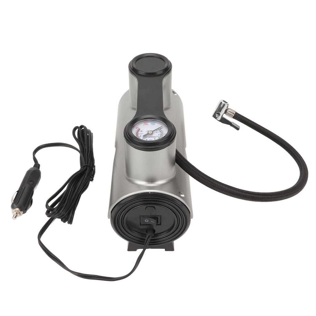 Car Air Pump Smart Portable Electric Air Pump 19 Cylinder Automatic Start Stop Inflator 12V (Wired Pointer Model)