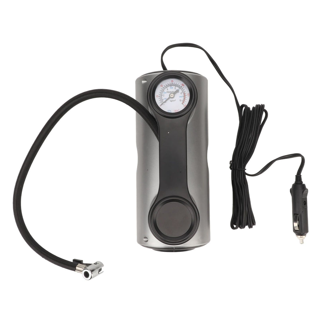 Car Air Pump Smart Portable Electric Air Pump 19 Cylinder Automatic Start Stop Inflator 12V (Wired Pointer Model)
