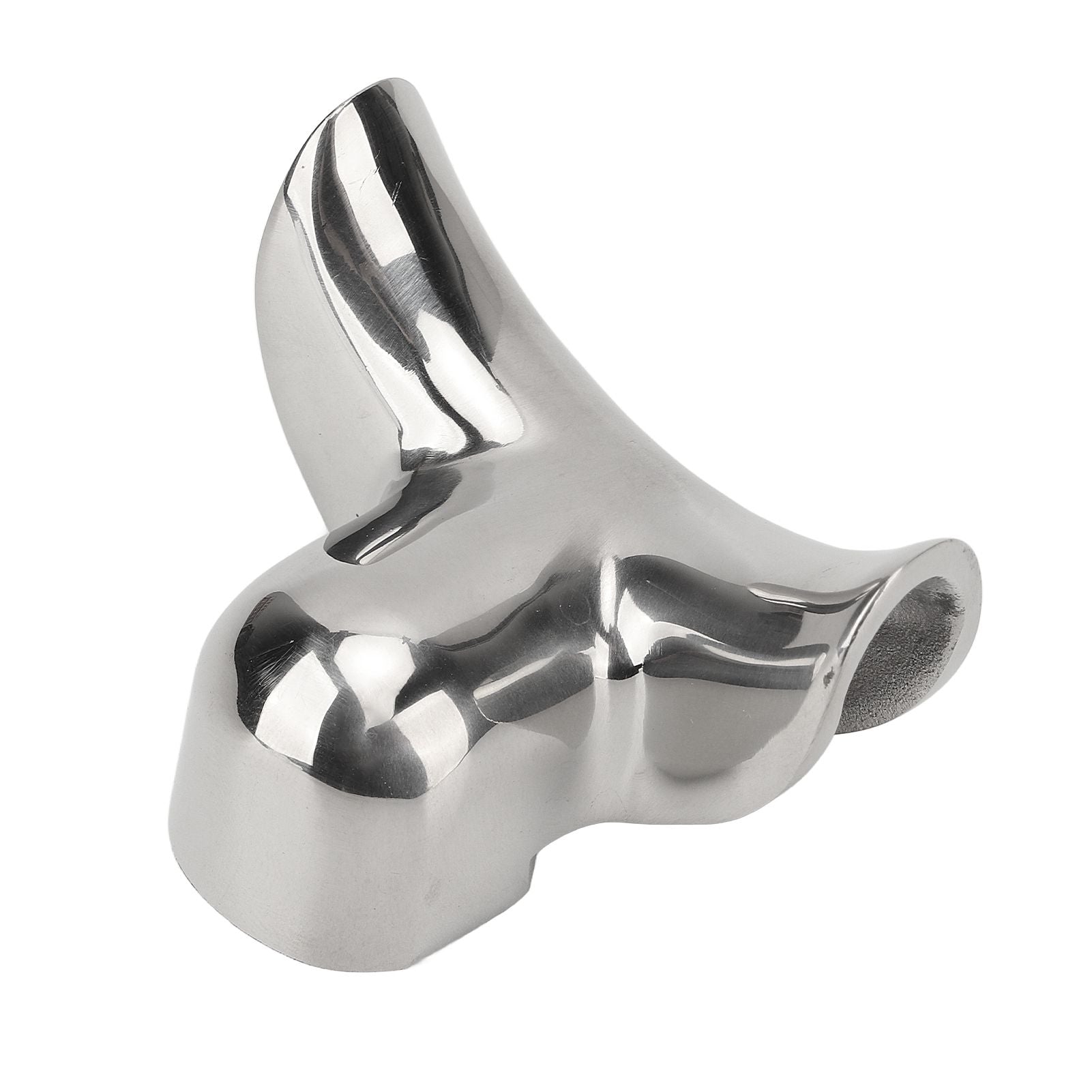 Coffee Portafilter Diverter Nozzle Stainless Steel Double Guide Diversion Nozzle for Semi Automatic Coffee Machines