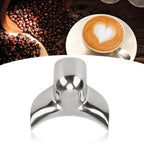 Coffee Portafilter Diverter Nozzle Stainless Steel Double Guide Diversion Nozzle for Semi Automatic Coffee Machines