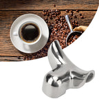 Coffee Portafilter Diverter Nozzle Stainless Steel Double Guide Diversion Nozzle for Semi Automatic Coffee Machines