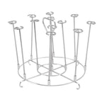 Skewer Stand Stainless Steel Vertical Barbecue Skewers Holder Fryer Accessories for 6 Quart Fryer