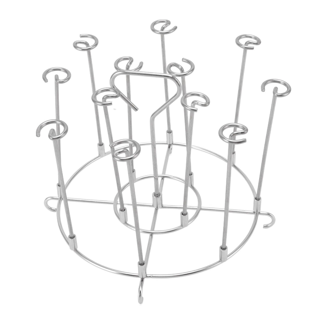 Skewer Stand Stainless Steel Vertical Barbecue Skewers Holder Fryer Accessories for 6 Quart Fryer