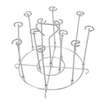 Skewer Stand Stainless Steel Vertical Barbecue Skewers Holder Fryer Accessories for 6 Quart Fryer