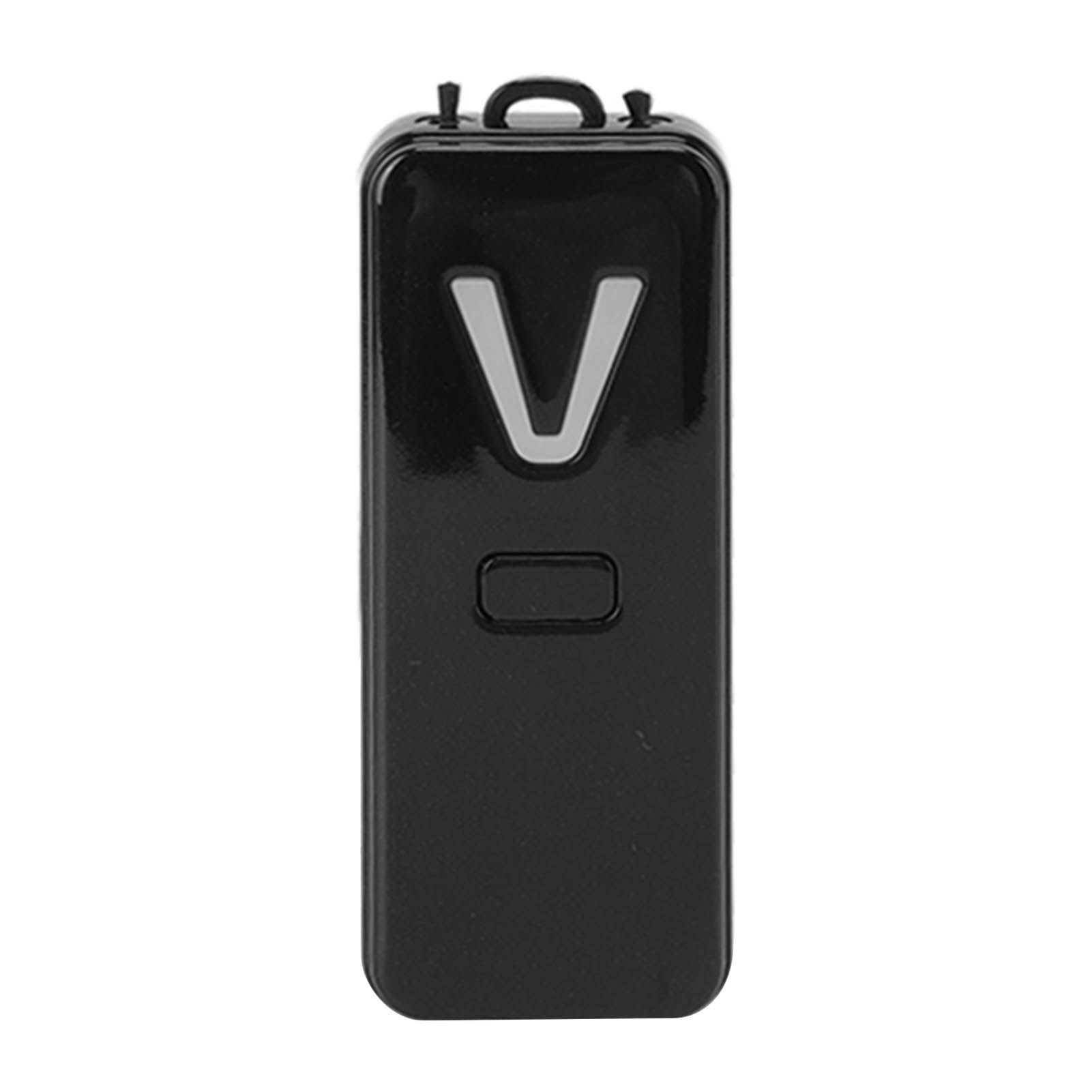 Wearable Air Purifier Multifunction Rechargeable Mini Portable Negative Ion Generator for Indoor Outdoor Metal Black