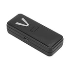 Wearable Air Purifier Multifunction Rechargeable Mini Portable Negative Ion Generator for Indoor Outdoor Metal Black