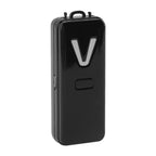 Wearable Air Purifier Multifunction Rechargeable Mini Portable Negative Ion Generator for Indoor Outdoor Metal Black