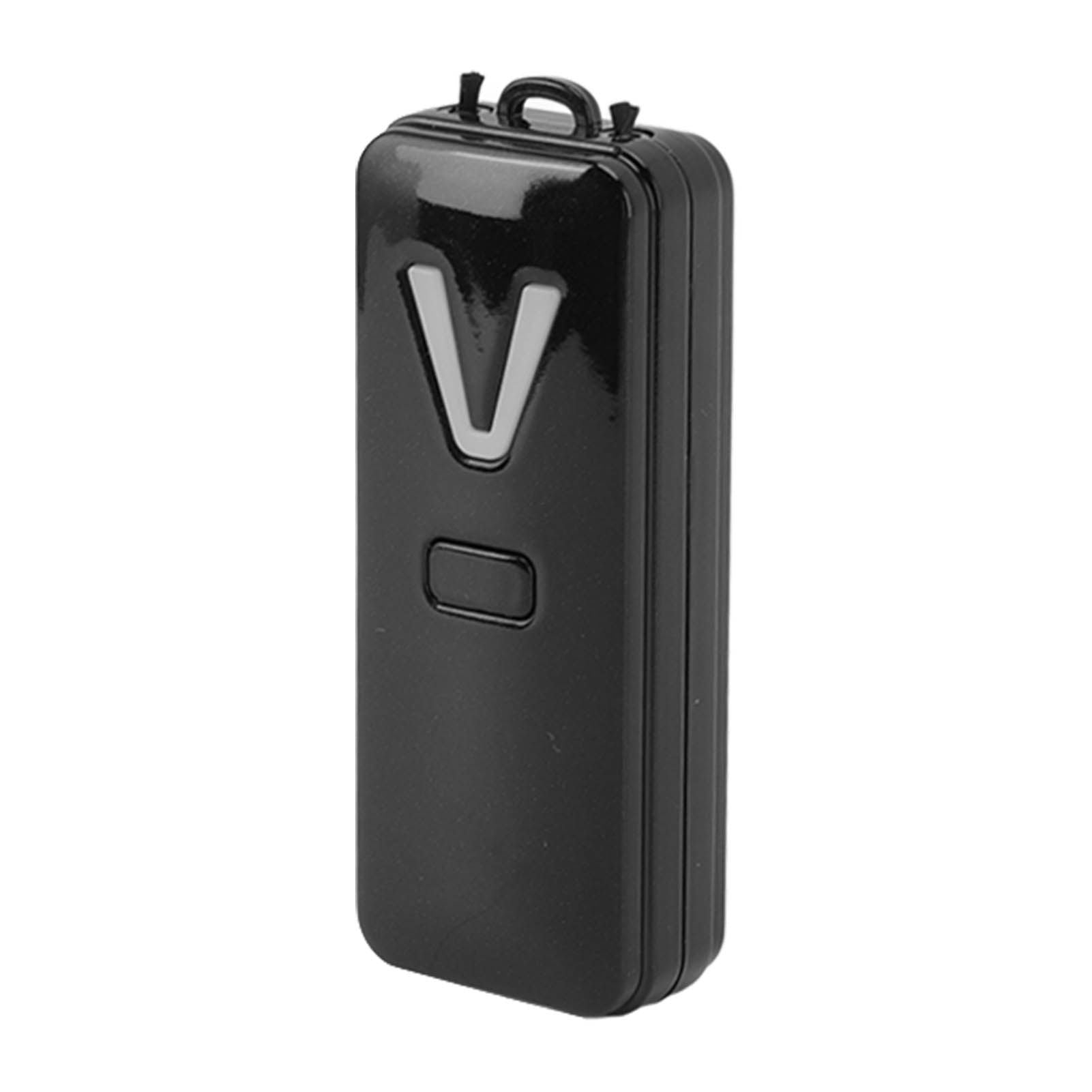 Wearable Air Purifier Multifunction Rechargeable Mini Portable Negative Ion Generator for Indoor Outdoor Metal Black