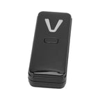 Wearable Air Purifier Multifunction Rechargeable Mini Portable Negative Ion Generator for Indoor Outdoor Metal Black