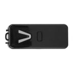 Wearable Air Purifier Multifunction Rechargeable Mini Portable Negative Ion Generator for Indoor Outdoor Metal Black