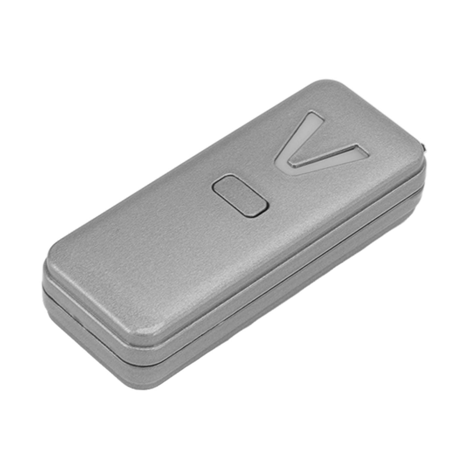 Wearable Air Purifier Multifunction Rechargeable Mini Portable Negative Ion Generator for Indoor Outdoor Metal Silver