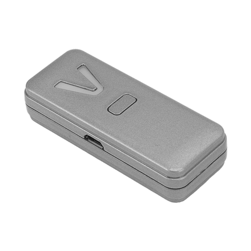 Wearable Air Purifier Multifunction Rechargeable Mini Portable Negative Ion Generator for Indoor Outdoor Metal Silver
