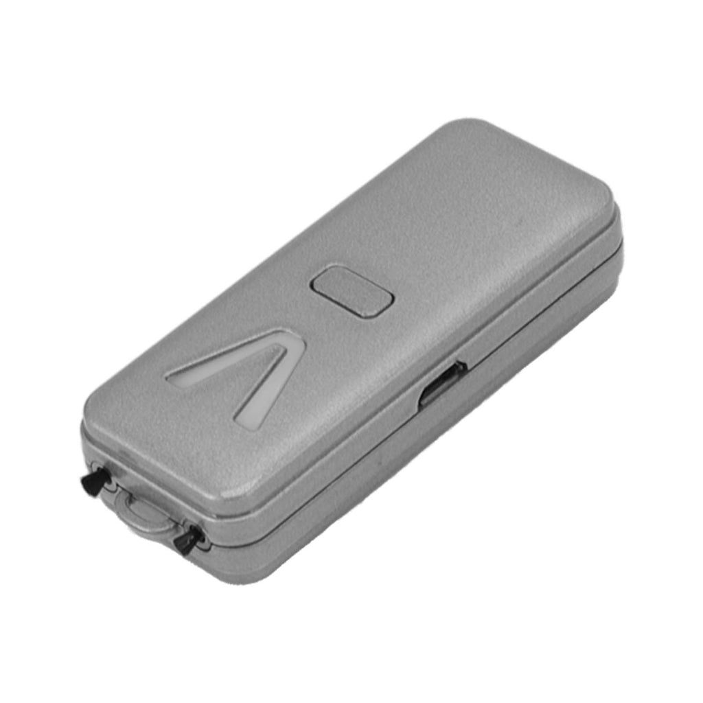 Wearable Air Purifier Multifunction Rechargeable Mini Portable Negative Ion Generator for Indoor Outdoor Metal Silver