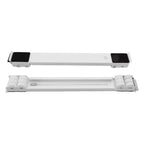 2pcs Furniture Appliance Roller Steel 300kg Load Bearing Stretchable Machine Moving Base for Dishwasher White