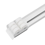 2pcs Furniture Appliance Roller Steel 300kg Load Bearing Stretchable Machine Moving Base for Dishwasher White