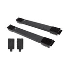 2pcs Furniture Appliance Roller Steel 300kg Load Bearing Stretchable Machine Moving Base for Dishwasher Black