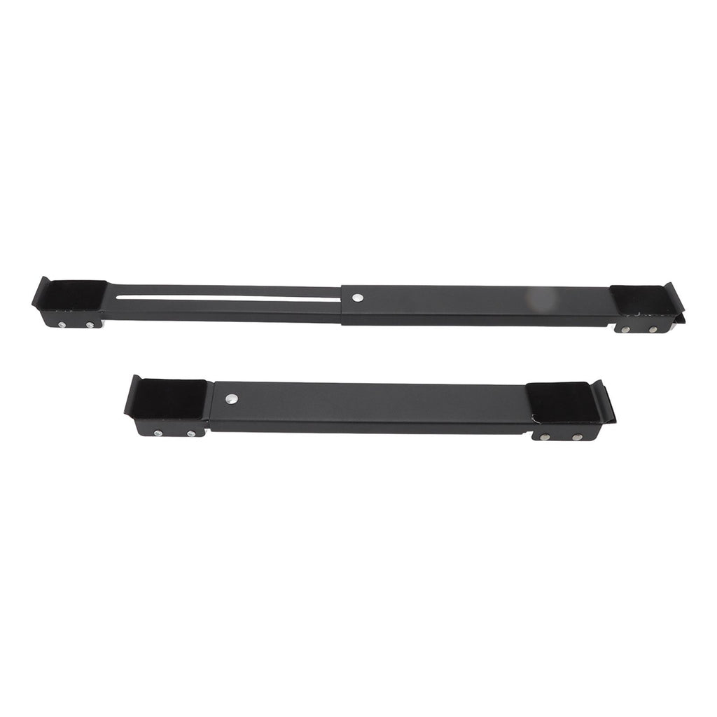 2pcs Furniture Appliance Roller Steel 300kg Load Bearing Stretchable Machine Moving Base for Dishwasher Black