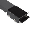 2pcs Furniture Appliance Roller Steel 300kg Load Bearing Stretchable Machine Moving Base for Dishwasher Black