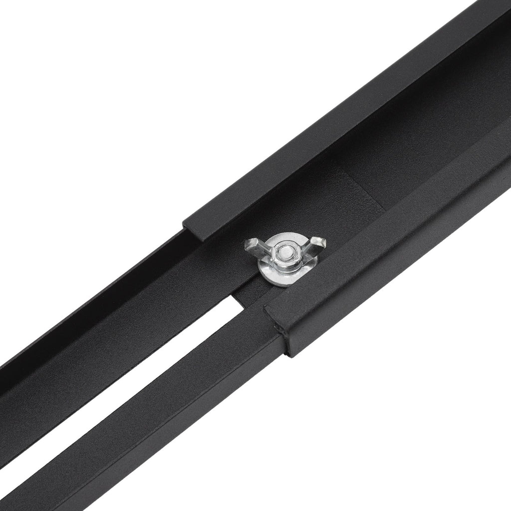 2pcs Furniture Appliance Roller Steel 300kg Load Bearing Stretchable Machine Moving Base for Dishwasher Black
