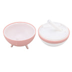 260ml Air Humidifier Space Bear Designed ABS with Night Light USB Charging Mini Mist Diffusor for Home Children Pink
