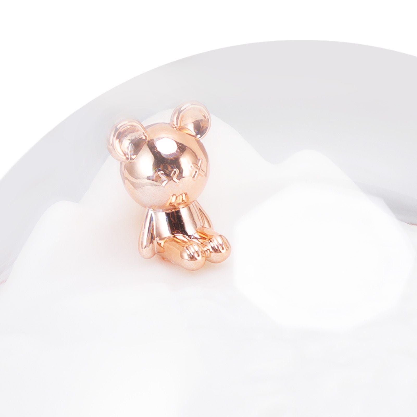 260ml Air Humidifier Space Bear Designed ABS with Night Light USB Charging Mini Mist Diffusor for Home Children Pink