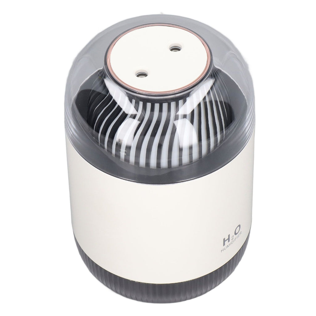 1000ml Air Humidifier Double Spray with Night Light USB Charging Mist Vaporizer for Home White