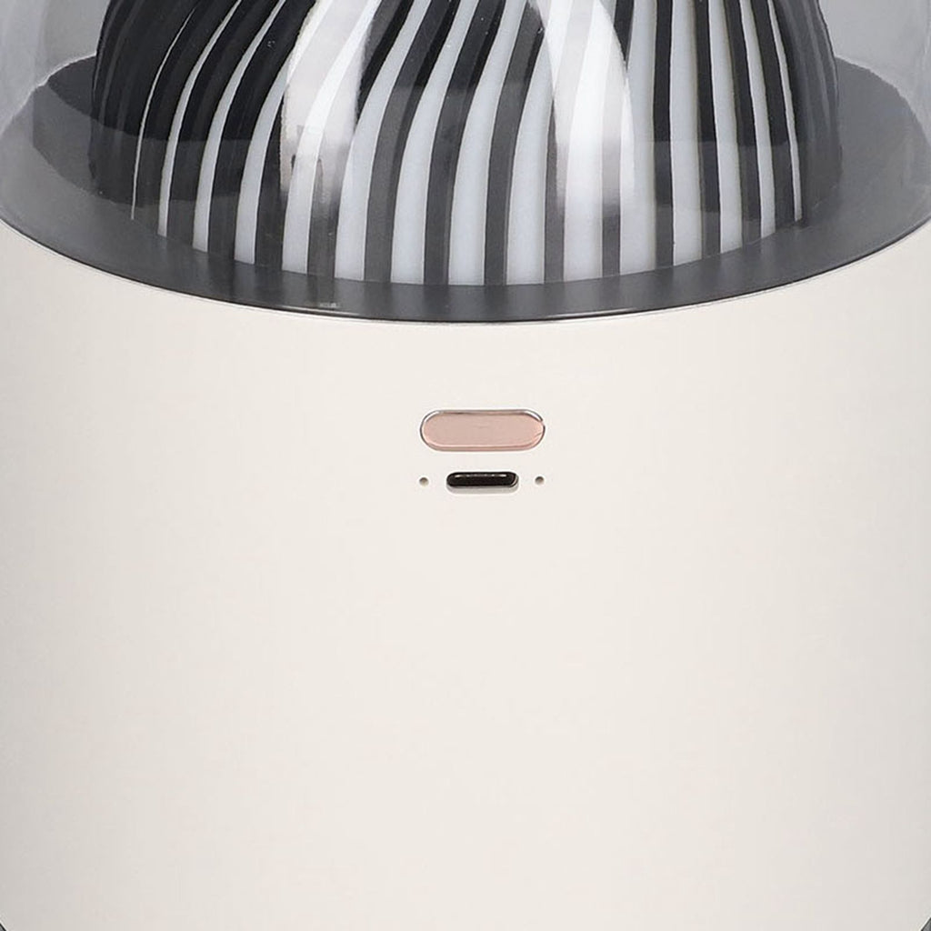 1000ml Air Humidifier Double Spray with Night Light USB Charging Mist Vaporizer for Home White